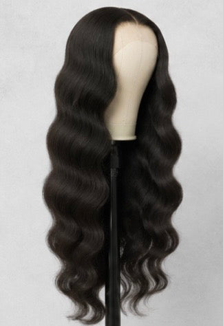 13x6 RAW HD NATURAL BLACK UNIT (14A)